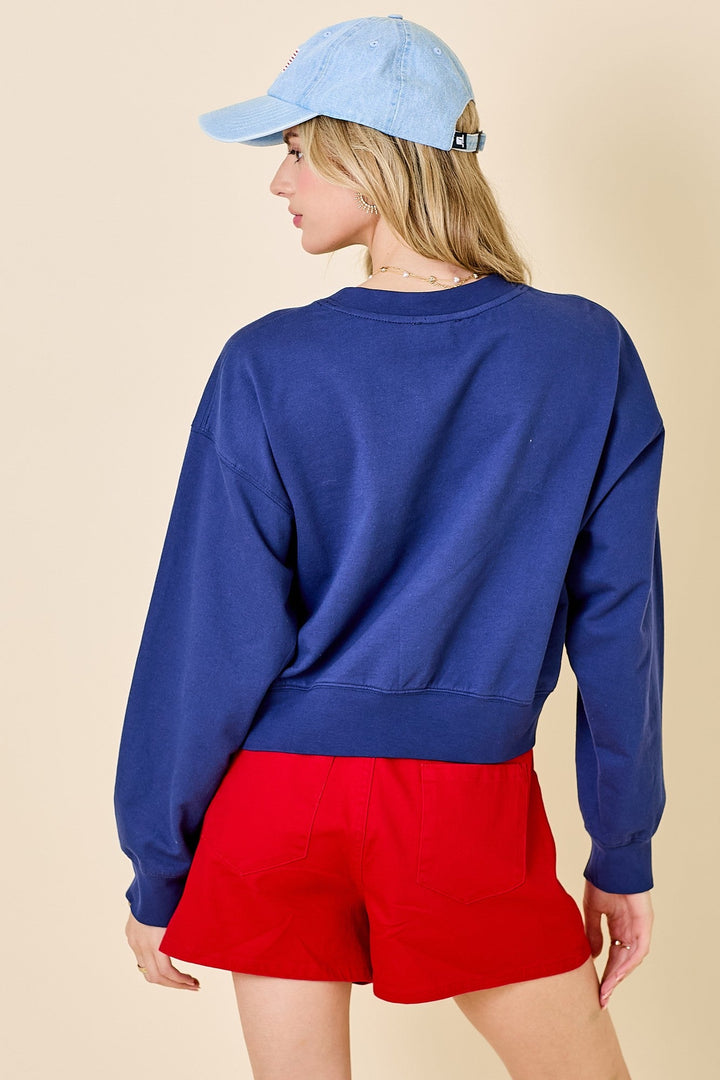 day + moonUSA Sweatshirt - Polish Boutique