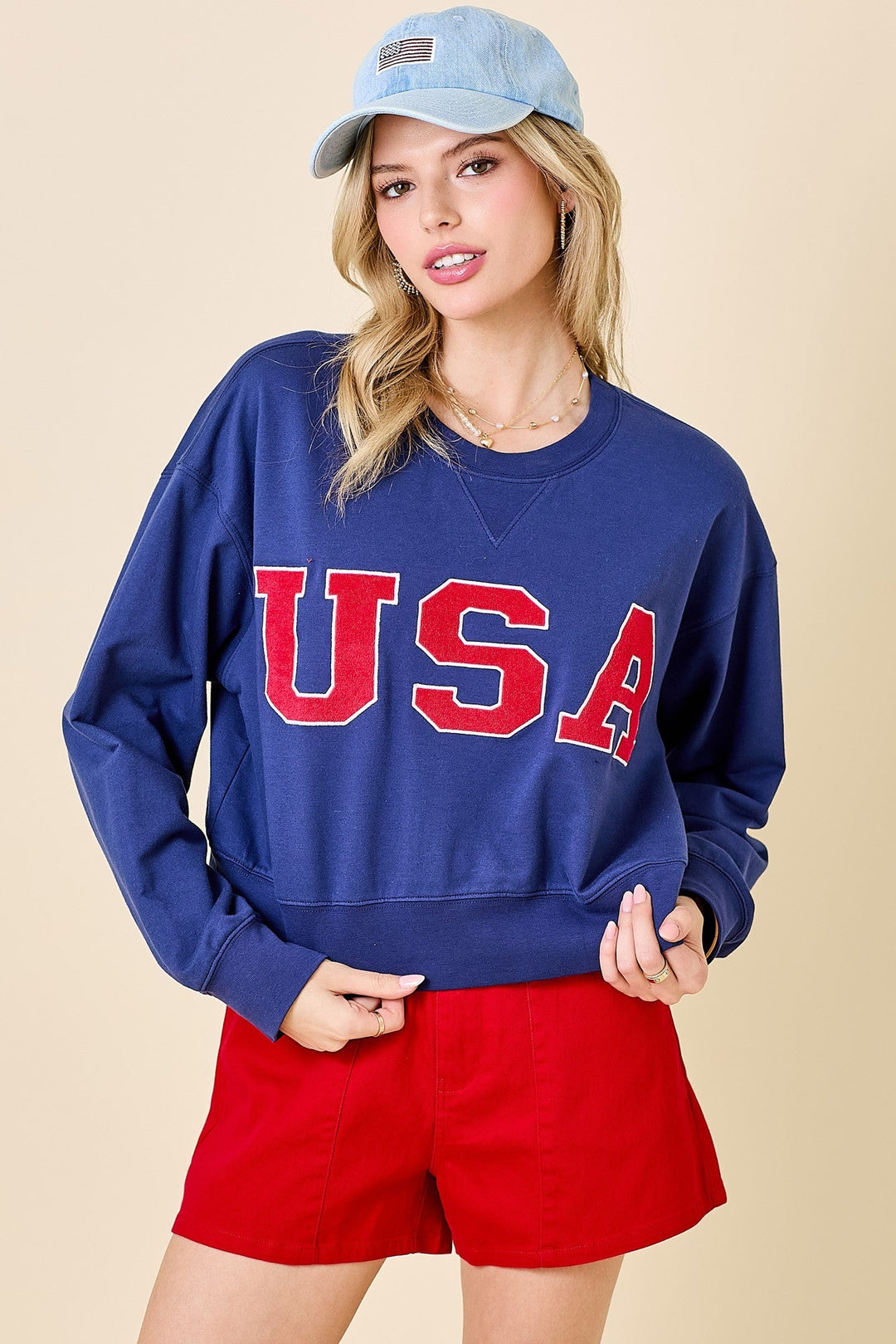 day + moonUSA Sweatshirt - Polish Boutique