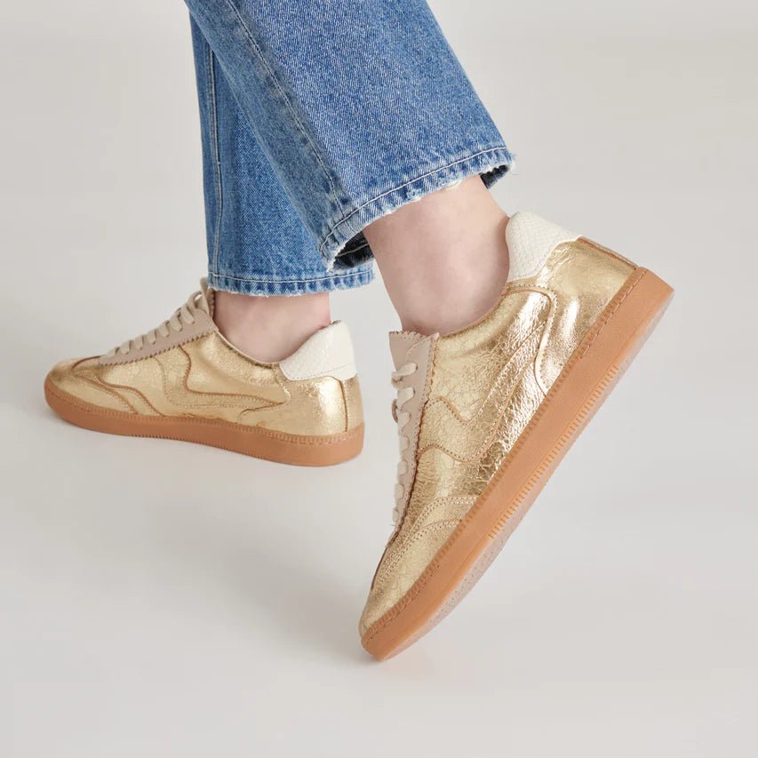 Dolce VitaNotice Sneaker, Gold - Polish Boutique