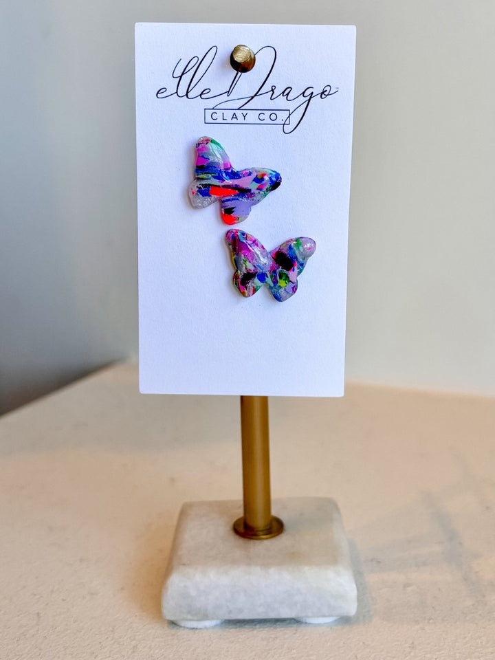 Elle DragoED Butterfly Earring - Polish Boutique