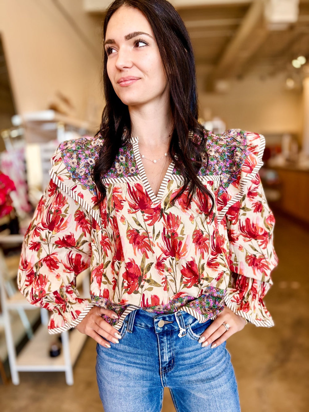 EntroAnika Blouse - Polish Boutique