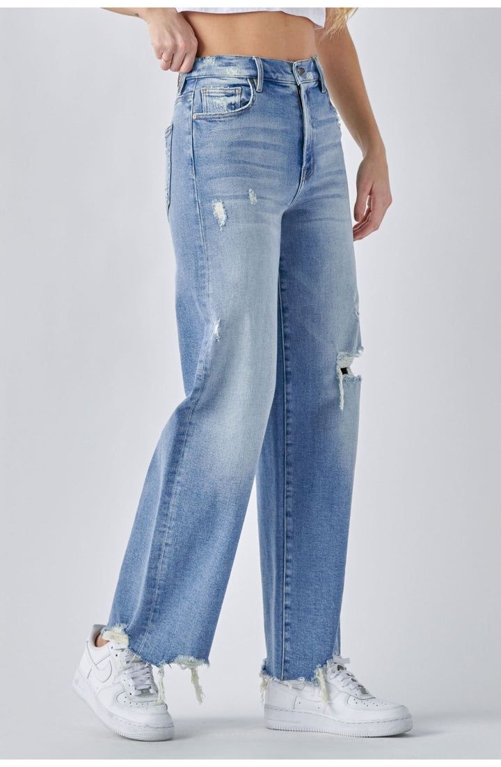 HiddenLogan Distressed Denim - Polish Boutique