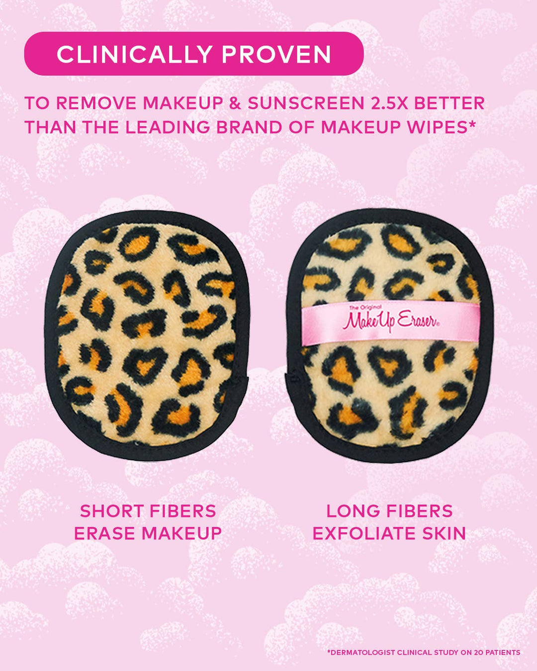 MakeUp EraserLeopard 7 - Day MakeUp Eraser Set - Polish Boutique