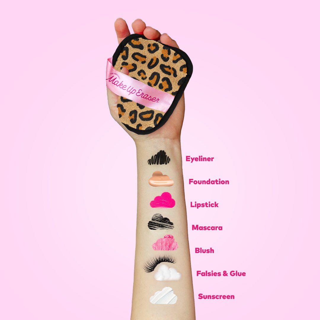 MakeUp EraserLeopard 7 - Day MakeUp Eraser Set - Polish Boutique