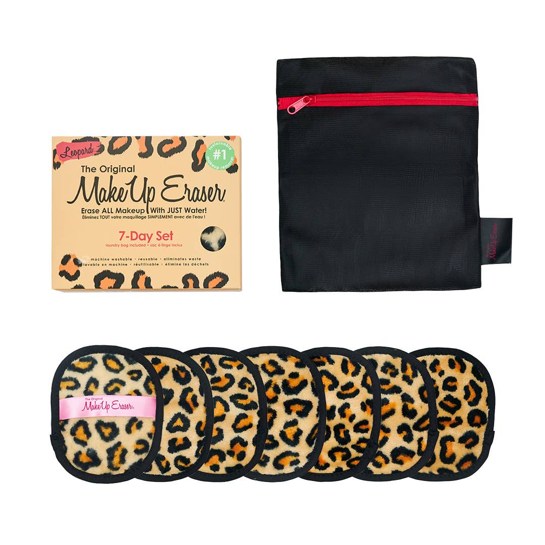 MakeUp EraserLeopard 7 - Day MakeUp Eraser Set - Polish Boutique