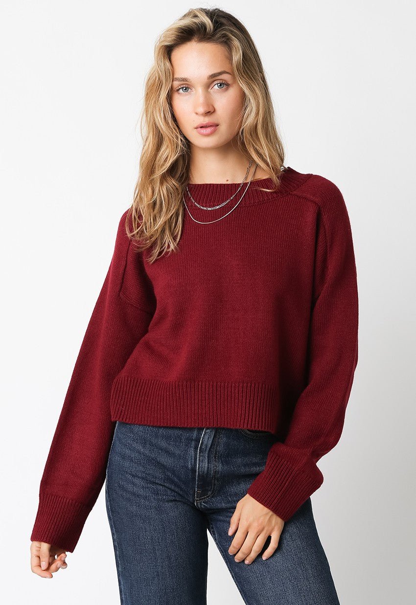 OlivaceousFrankie Sweater - Polish Boutique