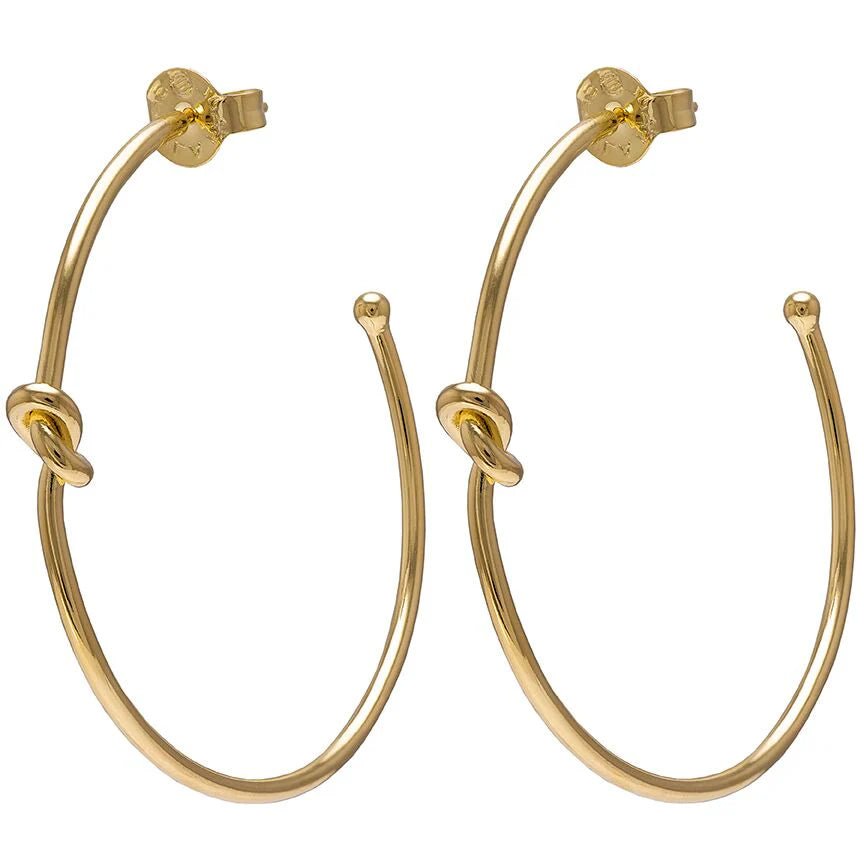 Sheila FajlKnot Hoops - Polish Boutique