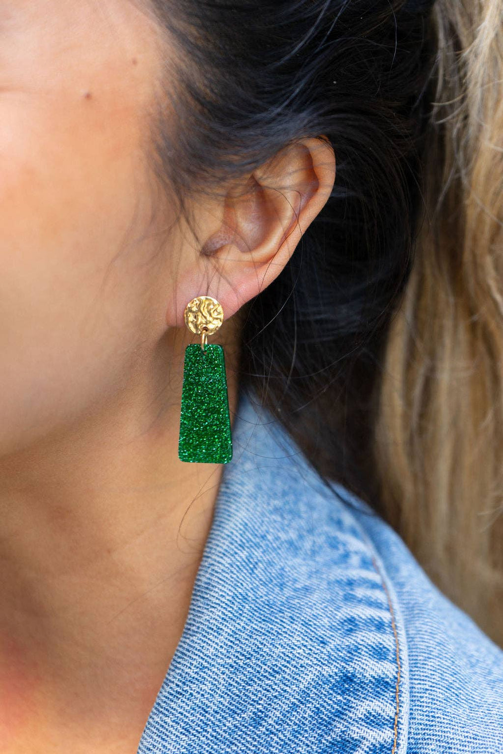 Spiffy & SplendidMia Green Earrings - Polish Boutique