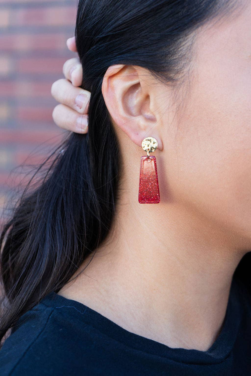 Spiffy & SplendidMia Red Earrings - Polish Boutique