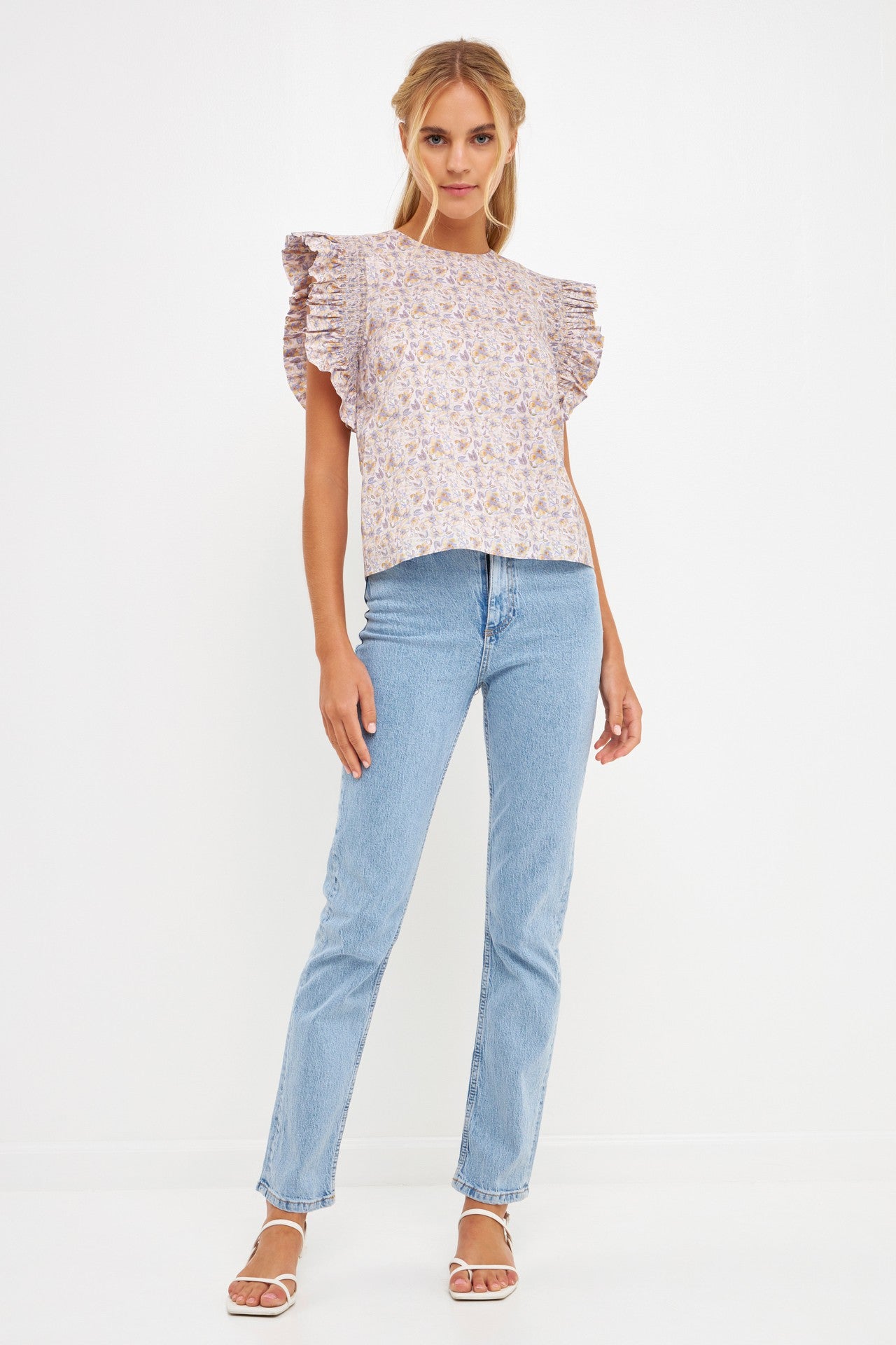 English FactoryLily Floral Top - Polish Boutique