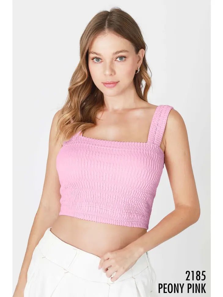 NIKIBIKISquare Neck Crop Top - Polish Boutique